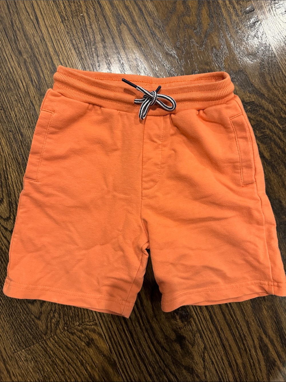 Mayoral White Tee with Blue Yellow Orange Scooter Print and Orange Shorts - Picture 4 of 6